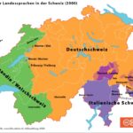 Karte Schweizer Sprachregionen