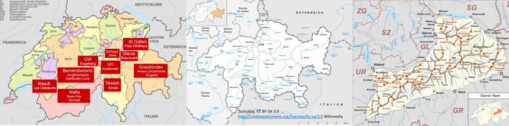 skigebiete schweiz karte