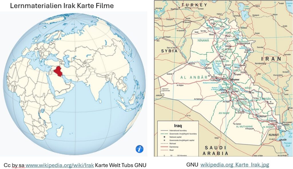 karte irak